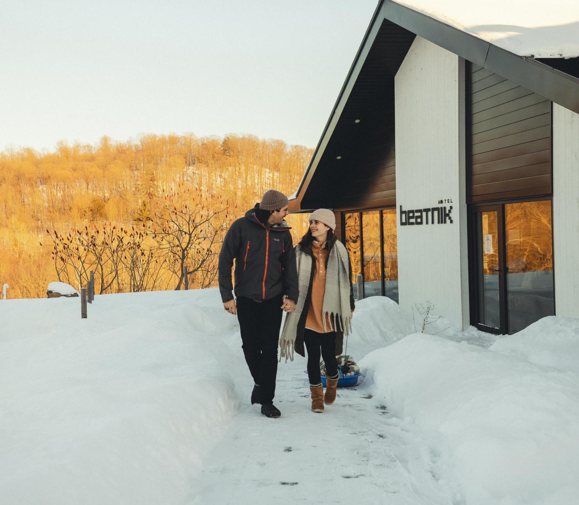 Beatnik Hotel Bromont Exterior foto